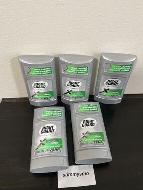 Right Guard Xtreme Fresh Energy Antiperspirant 72 Hr Odor Protection 60g x5